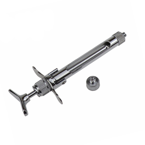 Jeringa de aspiración Dental 1,8 CC latón acero inoxidable, jeringa Dental Oral Local tipo punta afilada jeringas de aspiración CE - Product Image 2