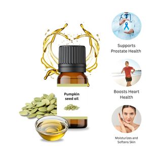Líquido prensado en frío 100% Aceite de semilla de calabaza puro Proveedor directo de fábrica Venta de aceite portador de calabaza de primer grado Aceite para la salud - Product Image 3