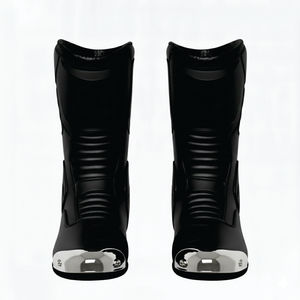 Custom-Made Adult Size Motorbike Shoes Solid Red Genuine <b>Leather</b> with Ankle Height Comfortable <b>Boot</b> - Product Image 6