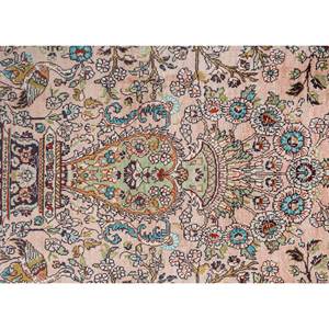 Alfombras de Seda Anudadas a Mano Gulmarg, Grandes, Rojas y Naranjas, con Diseño de Medallón Rectangular y Patrones de Rompecabezas para el Hogar, Pae-6339, para Sala de Estar y Pasillo - Product Image 3