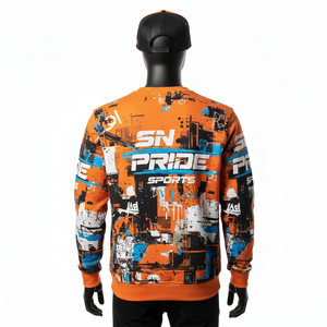 Sweat-shirts pour hommes imprimés personnalisés de qualité supérieure, coupe classique, 100% coton, impression numérique, vente chaude - Product Image 5