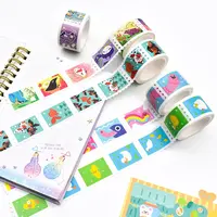 Donghong produttore custom print christmas make colorful anime natural trendy stamp washi tape