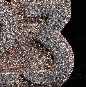 Collier pendentif en diamant de luxe exquis pour femmes bijoux de mariage anniversaire de fiançailles anniversaire et cadeaux de mode en gros - Product Image 4