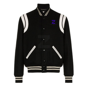 Nouvelle arrivée Veste de survêtement pour homme taille adulte 2025 Vente chaude 100% coton Col montant d'hiver Logo frontal Respirant Écologique - Product Image 1