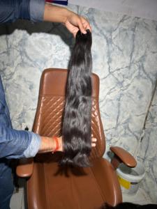 Mejor oferta 2025 sedoso recto sin procesar sin enredos cutículas alineadas cabello indio 100% cabello crudo cabello humano indio Natural - Product Image 4