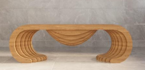 Table basse paramétrique Kalatri de luxe moderne, amovible, légère, lavable, pour la maison, le bureau, l'hôtel, utilisation en intérieur, décoration intérieure - Product Image 5