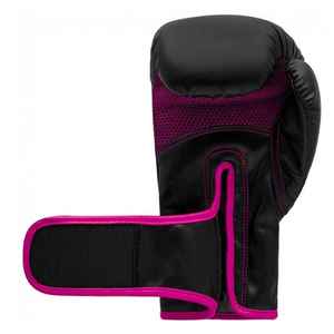 Guantes de boxeo con logotipo personalizado de Pakistán Fabricante 8oz 16oz Deportes de cuero MMA Fighting Kick Boxing Guantes de entrenamiento de perforación - Product Image 3