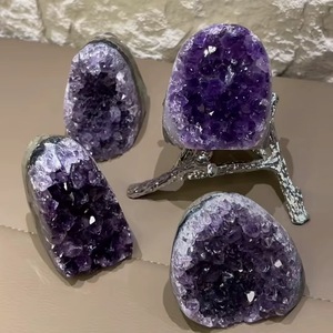 Bán buôn Chất lượng cao thạch anh tím cụm đứng bán buôn tự nhiên thạch anh tím cụm geode cho trang trí - Product Image 6