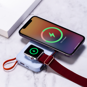 Casque de montre téléphone <span class=keywords><strong>portable</strong></span> 3-en-1 Powerbank <span class=keywords><strong>Portable</strong></span> Mini Power Bank 20000mAh Pour 15W <span class=keywords><strong>Chargeur</strong></span> sans fil magnétique pour téléphone - Product Image 3