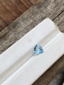 พลอยอความารีนธรรมชาติขนาด7มม. ตัดเป็นล้านล้านชิ้นอัญมณีเจียระไนเพชรพลอยหลวมสำหรับทำเครื่องประดับ1.11กะรัต - Product Image 6