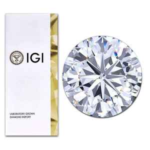 Diamant cultivé en laboratoire de qualité supérieure Diamant de laboratoire 1 carat IGI F/VS2 Diamants blancs de laboratoire de forme ronde en vrac - Product Image 6
