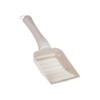 Pelleteuse à litière pour chat en plastique gris clair, pour nettoyer et tamiser la litière, accessoire pour litière, fabriqué en Turquie