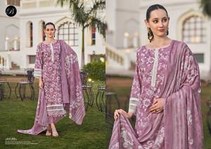 Collection de matériel de robe imprimée numérique en coton de style indien et pakistanais pour un usage décontracté au prix de gros - Product Image 5