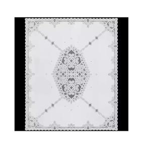Custom Bulk <b>Round</b> <b>Tablecloth</b> High Quality <b>PVC</b> and Lace Beautiful Design for Party Luxury Rectangle Pattern for Home Use - Product Image 1
