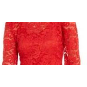 INC International Concepts Top da donna in pizzo rosso scuro, taglia piccola, top eleganti in maglia - Product Image 3