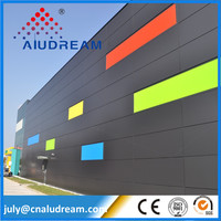 Tableau des couleurs RAL 9005 9016 7024 Panneau composite texturé Alucobond ACM ACP