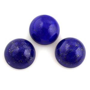 Vente en gros Lot de cabochons de lapis lazuli bleu naturel de 8mm pierres de coupe lapis afghanes lisses à dos plat pour pierres précieuses en vrac - Product Image 1