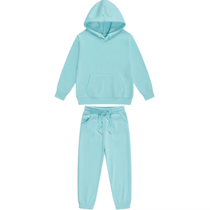 Conjunto de chándal para niños logotipo personalizado venta al por mayor ropa de otoño 2023 niños niñas chándal personalizado chico Joggers conjunto niños chándal - Product Image 5