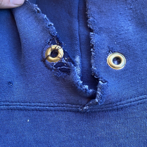 Sudadera con Capucha Extra Grande para Mujer, Lavada al Ácido, con Efecto Desgastado por el Sol, de Manga Larga, de Poliéster y Algodón, Hecha a Medida al por Mayor - Product Image 4