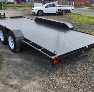 Semirremolque de Plataforma Plana de 3 Ejes, 20 pies/40 pies, Económico, para Transporte de Contenedores y Carga, con Cierre de Seguridad - Product Image 5