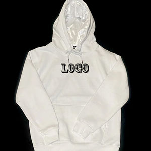 Sudaderas con capucha de algodón de alta calidad con capucha de seda, sudaderas con capucha Unisex de satén de algodón francés Terry Sudadera con capucha con forro de satén transpirable con OEM - Product Image 2