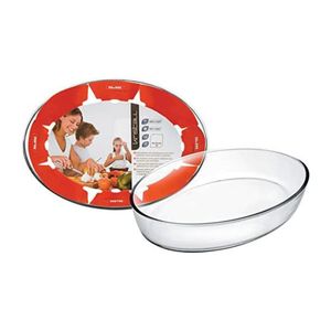 Teglia ovale in vetro 40x27x6,5 cm (Ibili 480140) - Product Image 1