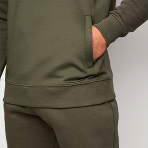 Chándal deportivo elegante de invierno de alta calidad para hombre, chándal transpirable de algodón 100% para correr con diseño de logotipo personalizado - Product Image 6