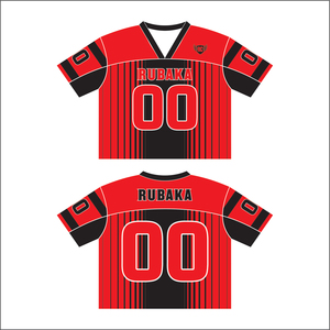 Camiseta de fútbol Retro americana personalizada Boxy recortada de poliéster Impresión digital Deportes Fútbol Streetwear Camisetas Patrón impreso - Product Image 6