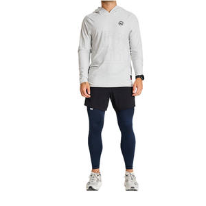 Servicio OEM, Sudaderas con Capucha de Compresión para Hombre al por Mayor, Transpirables, Ligeras, de Spandex/Poliéster, Logotipo Personalizado, Hechas en Pakistán - Product Image 2