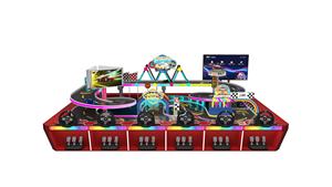 Xu hoạt động tùy chỉnh trò chơi đua xe trong nhà của trẻ em với hệ thống cạnh tranh cho trung tâm mua sắm - Product Image 5