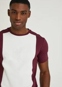 100% algodón cuello alto calidad superior hombres camisetas último diseño Slim Fitness manga corta verano desgaste Color sólido Casual hombres camiseta - Product Image 2