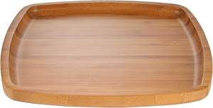 Vaisselle réutilisable en bois écologique, assiettes carrées, durables et multifonctionnelles pour les événements traiteur, les vacances, l'utilisation à domicile, 10 pièces - Product Image 4