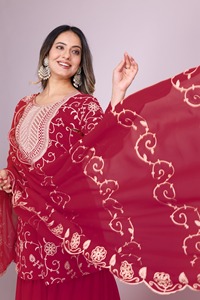 Traje bordado con cuello redondo de estilo bohemio lindo con secuencia lavable trabajo hasta la rodilla tejido Vestido largo de verano patrón de estampado informal - Product Image 2