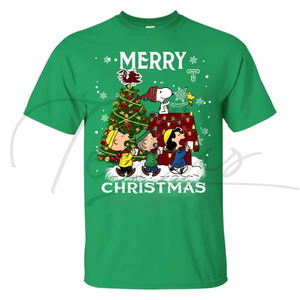 Camiseta Formal Navideña Estampada de Alta Calidad para Hombre, Poliéster/Algodón, Transpirable, Moderna y de Alta Calidad - Product Image 1