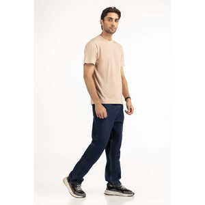 Camiseta Lisa de Corte Regular MN-TS-SS25-046 280g 100% Algodón Jersey Teñido Liso Comprimido - Product Image 1