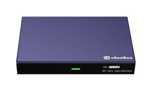 v See Box V6 Plus Android 14 Smart <b>TV</b> Box 8K HDR Streaming AI Voice <b>Remote</b> - Product Image 3