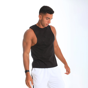 New Arrive Best Selling <b>Men's</b> Sleeveless <b>Tank</b> <b>Top</b> Solid Color and Pattern Knitted Gym Wear at Low Price - Product Image 4