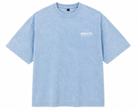T-shirts 100% coton de haute qualité 220 g/m² unisexe, design uni, effet délavé, prix usine, logo personnalisé, jersey vierge