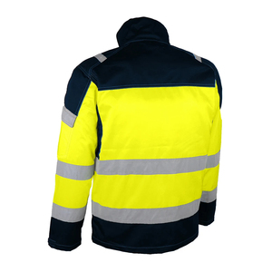 Chemise de travail industrielle pour hommes OEM vêtements de sécurité réfléchissants poches multiples logo couleur personnalisée tissu coton polyester pour - Product Image 2