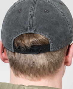 Casquette de baseball 5 panneaux noire et grise pour homme, qualité supérieure, douce, délavée, respirante, imperméable, avec rivets, motif uni, impression numérique - Product Image 5