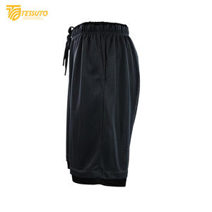 Vente en gros de shorts de basketball avec logo personnalisé avec poches XS Plus Size Gym Running Street Wear Summer Breathable Design - Product Image 4