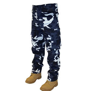 Pantalon de jogging camouflage premium pour homme, logo personnalisé, respirant, léger, en polyester/coton, taille mi-haute, fermeture élastique, poches - Product Image 1