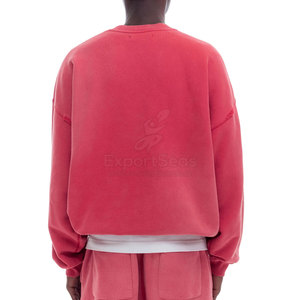 Unique Basics Acid Wash Sweatshirt With Cozy Material And Trendy Vintage Tone Acid Wash Sweatshirt - Product Image 5
