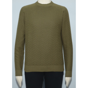 <b>Men's</b> Custom ODM & OEM Supply 100% Cotton Pullover <b>Cardigan</b> Winter <b>Cable</b> <b>Knit</b> Sweater Breathable Anti-Wrinkle Solid Pattern - Product Image 5