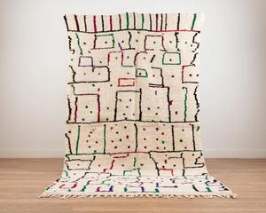 พรมเบเนียลโมรอคโคแท้พรมปูในห้องรับแขกห้องครัวทอแบบทันสมัยมีบริการปรับแต่งได้ - Product Image 3