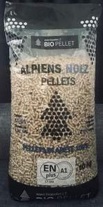 Pellet de leña de pino prensado de aserrín natural Dinplus Pellets Calentamiento 15kg Bolsas Estufa Pellet de madera de pino seco - Product Image 3