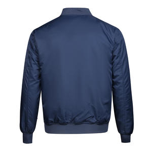 ... Chaqueta bomber ligera para hombre, tela transpirable, cierre frontal con cremallera completa, perfecta para ropa informal y aventuras al aire libre - Product Image 2