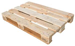 Palé europeo de doble cara de alta calidad, palé de madera de entrada de 4 vías para transporte listo - Product Image 5