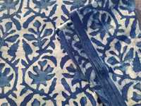 Offre Spéciale à la mode main bloc impression tissu 100% coton indien tissu pour robe faisant tissu à la main en cours d'exécution matériel fabricant