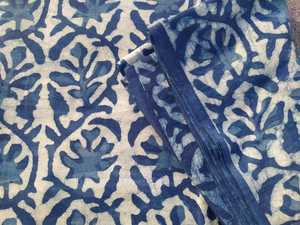 Gran oferta, Tela con estampado de bloques a mano a la moda, tela india de algodón 100% para hacer vestidos, tela hecha a mano, fabricante de <span class=keywords><strong>Material</strong></span> para correr - Product Image 5